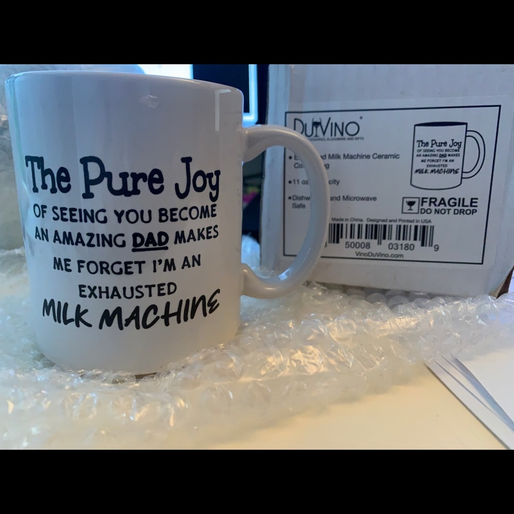 Funny coffee mug for new Dads